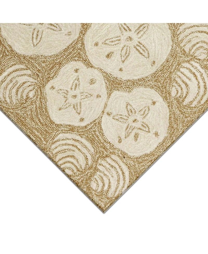 Liora Manne' Frontporch Shell Toss 2' x 5' Runner Rug