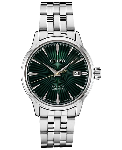 Seiko Men's Automatic Presage Stainless Steel Bracelet Watch 40mm