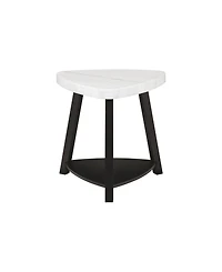 Picket House Furnishings Lena Marble Top End Table