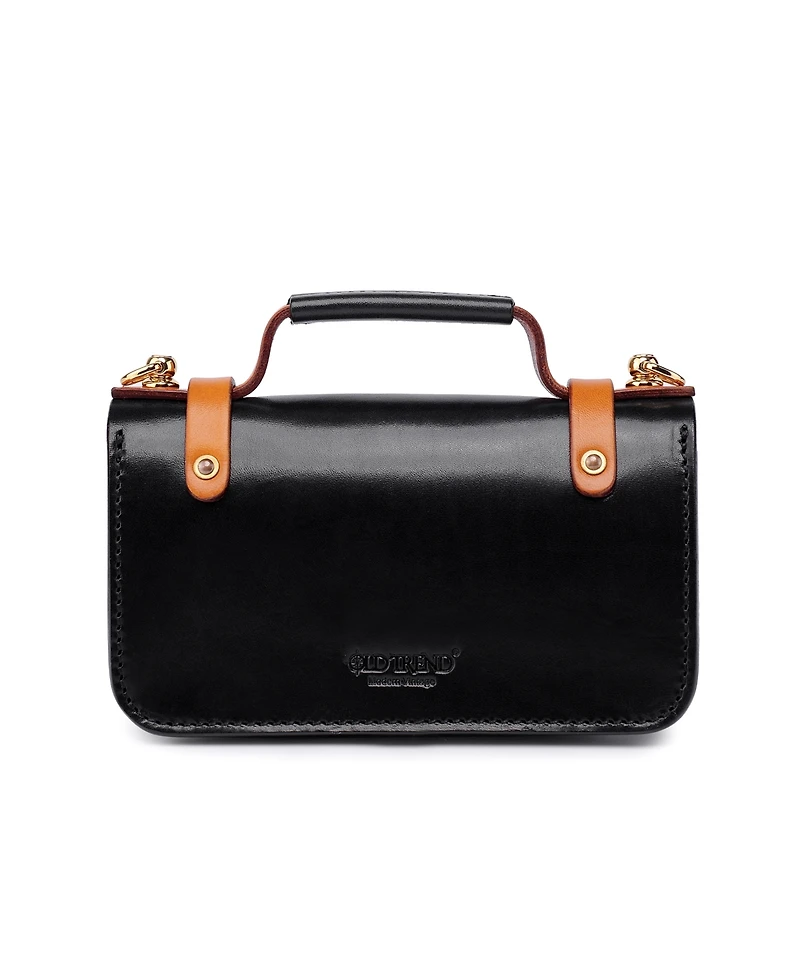 Old Trend Women's Genuine Leather Snapper Crossbody