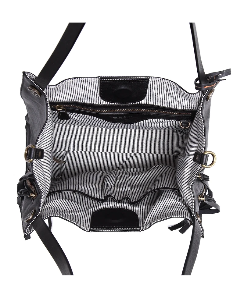 Old Trend Women's Genuine Leather Daisy Tote Bag