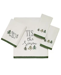 Avanti Christmas Trees Holiday Cotton Bath Towel, 27" x 50"