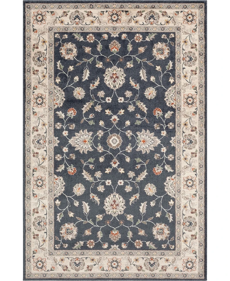Closeout! Portland Textiles Cassandra Maneli Blue 5' x 7'3" Area Rug
