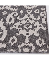 Closeout! Portland Textiles Palermo Tusk Gray 5'3" x 7'7" Outdoor Area Rug