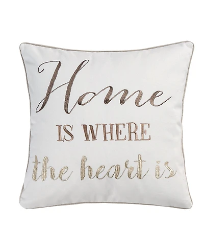 Levtex Angelica Spring Heart Tassel Decorative Pillow, 18" x 18"