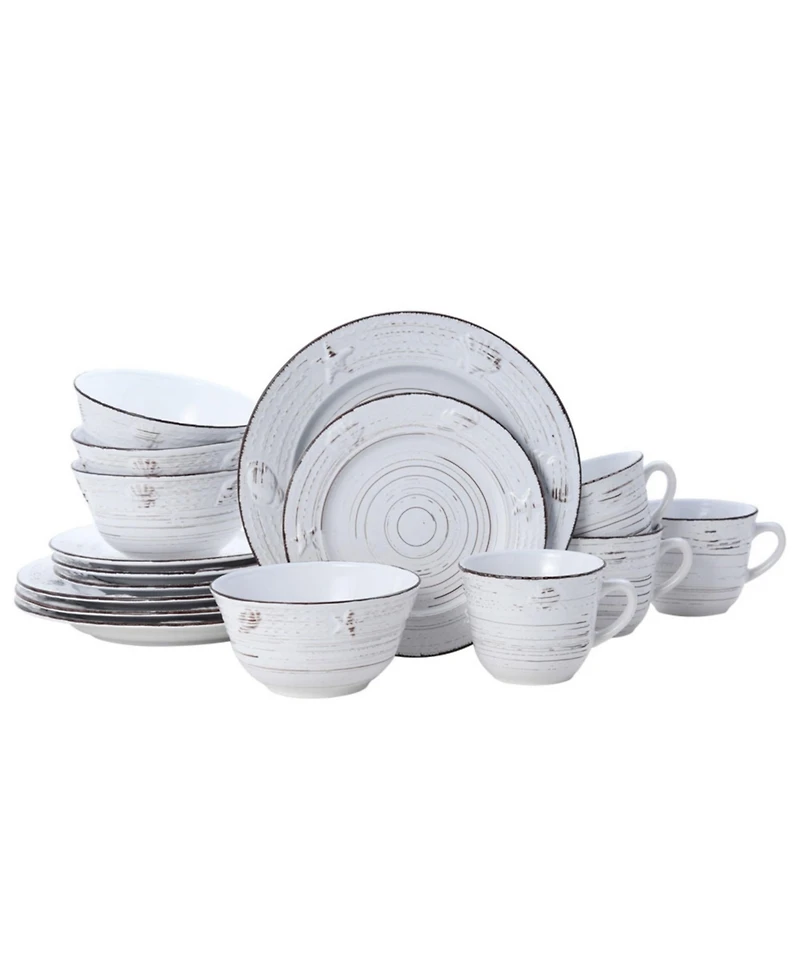 Pfaltzgraff Trellis Coastal 16-pc Dinnerware set, Service for 4
