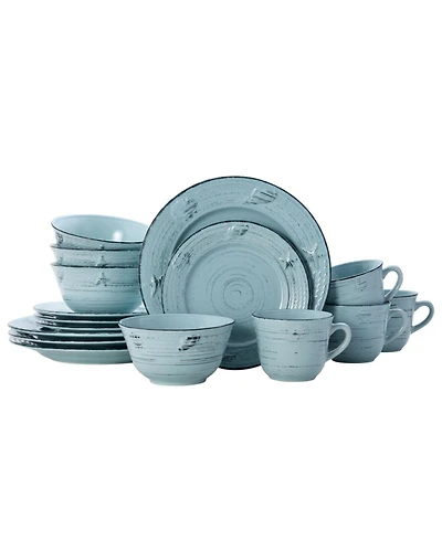 Pfaltzgraff Trellis Coastal 16-pc Dinnerware set, Service for 4
