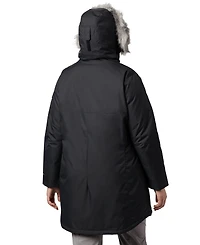 Columbia Plus Suttle Mountain Hooded Faux-Fur-Trim Long Insulated Coat
