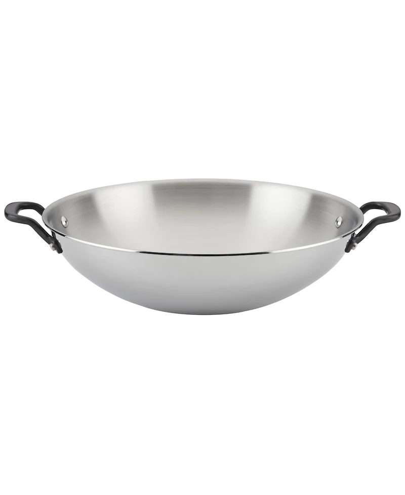 KitchenAid 5-Ply Clad Stainless Steel 15" Induction Wok