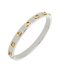 Coach Signature C Hinged Bangle Bracelet