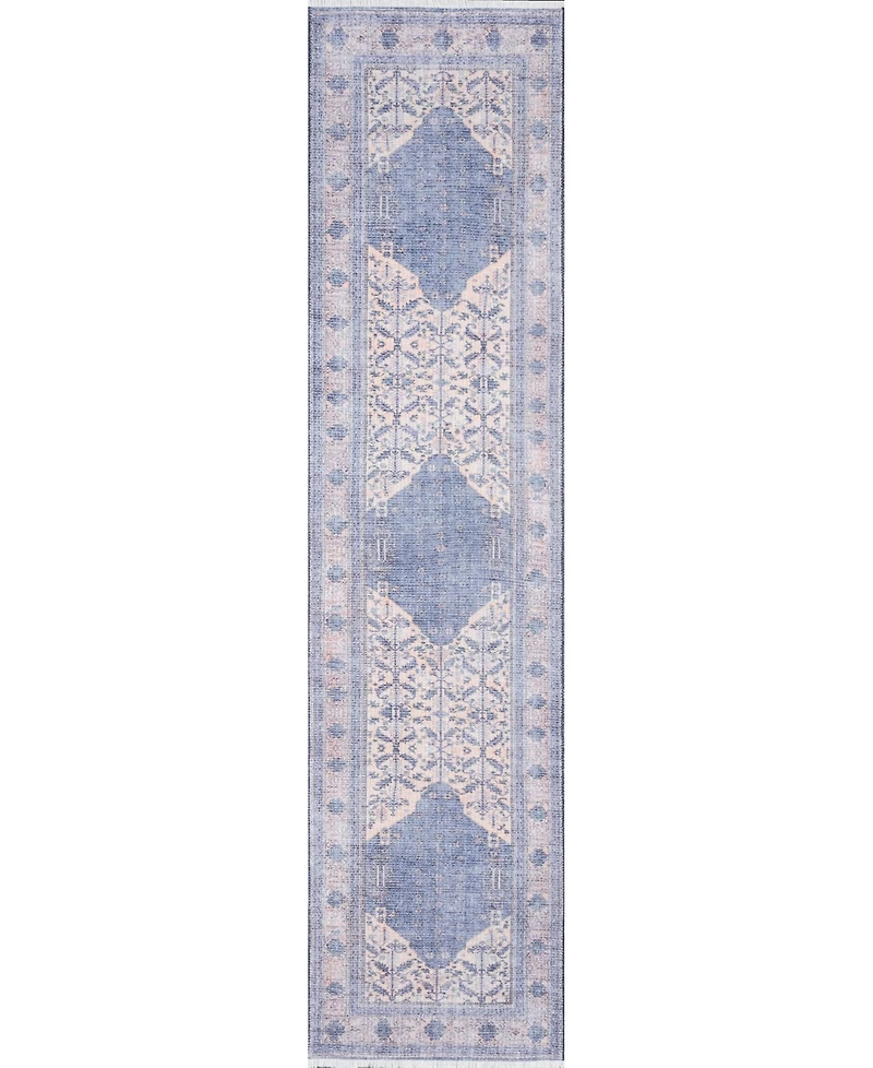 Momeni Helena Hel-7 Denim 2'6" x 10' Runner Rug