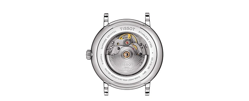 Tissot Men's Swiss Automatic Carson Premium Powermatic 80 Stainless Steel Bracelet Watch 40mm