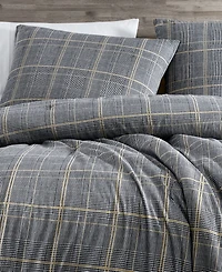 Kenneth Cole New York Sussex Brushed Cotton Flannel Comforter Set
