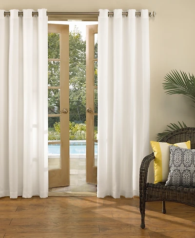 Sailor Indoor/Outdoor Uv Protectant Room Darkening Grommet Curtain Panel
