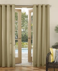 Sailor Indoor/Outdoor Uv Protectant Room Darkening Grommet Curtain Panel