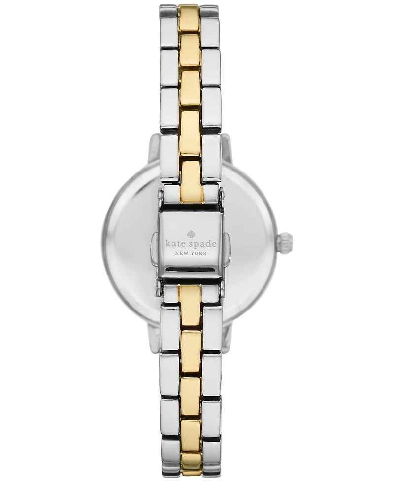 kate spade new york Women's Metro Two-Tone Stainless Steel Bracelet Watch 30mm