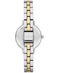 kate spade new york Women's Metro Two-Tone Stainless Steel Bracelet Watch 30mm