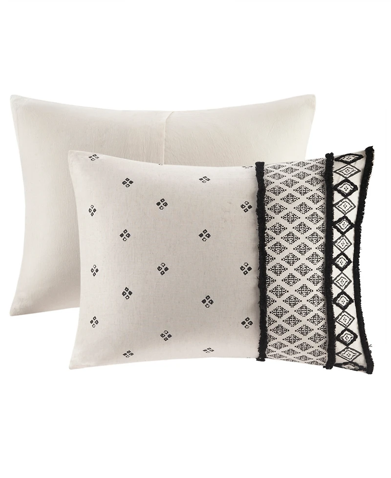 Ink+Ivy Marta Cotton 3-Pc. Duvet Cover Set, King/California King
