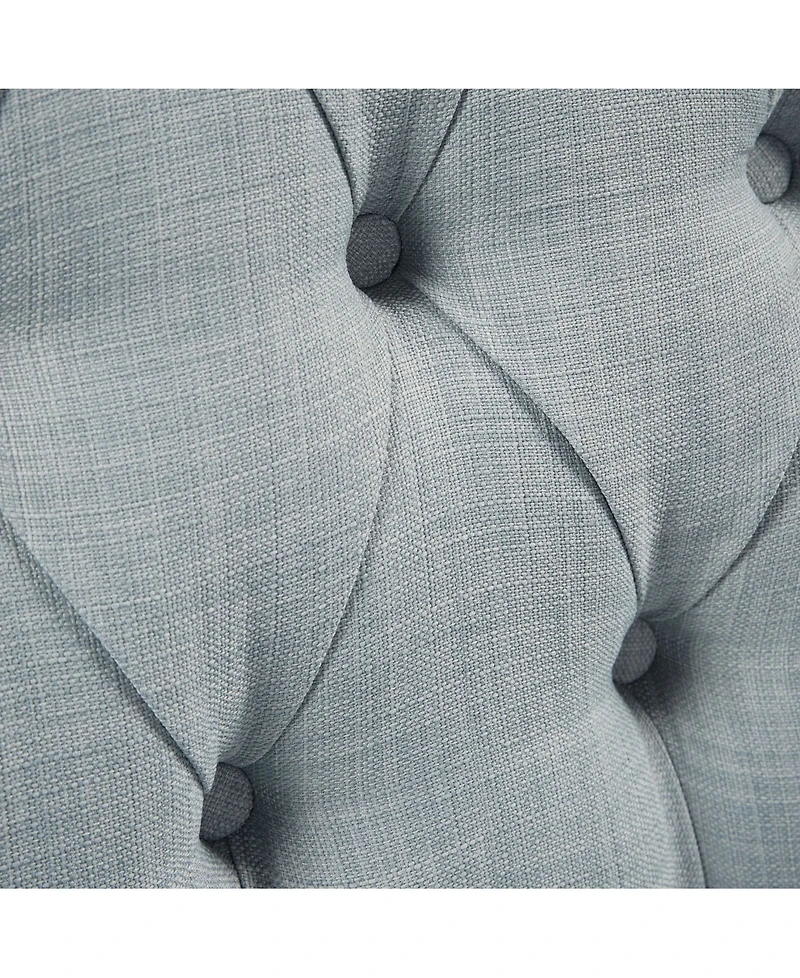 Madison Park Qwen 33.5" High Button Tufted Accent Chair