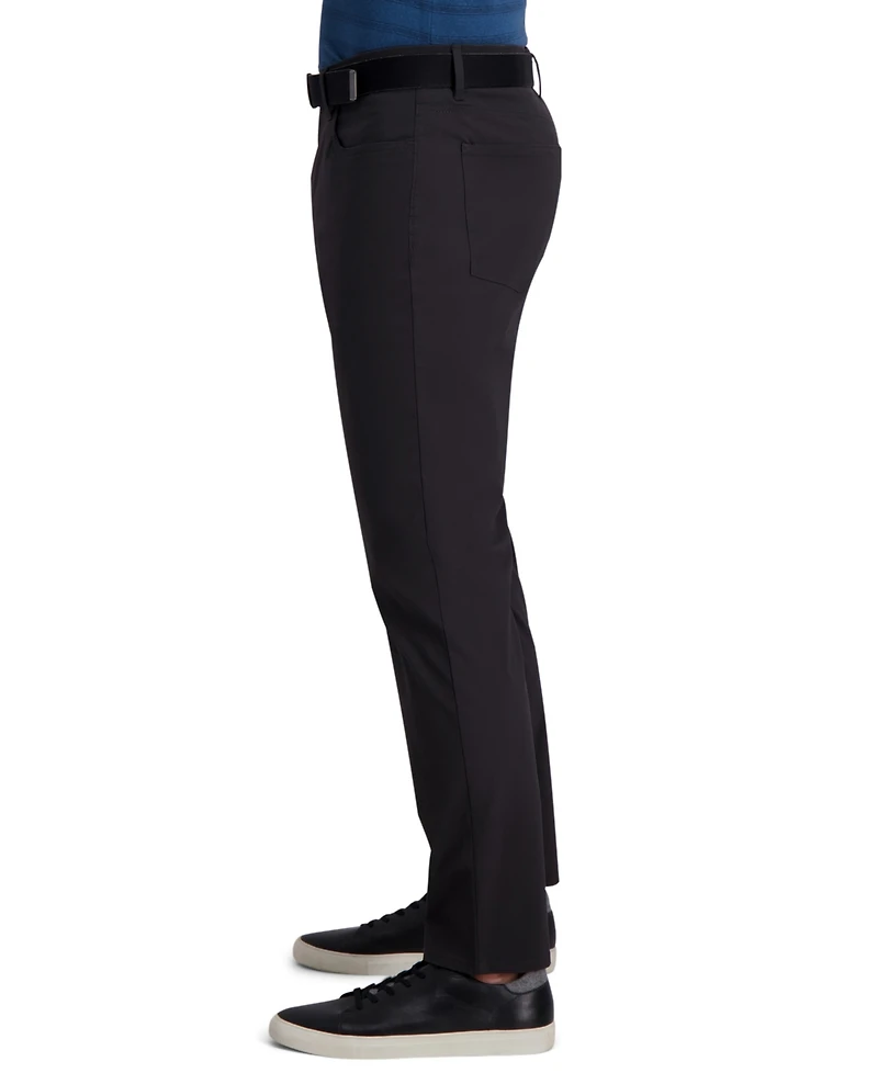 Haggar The Active Series City Flex Traveler Slim Fit Flat Front 5-Pocket Casual Pant (Ripstop)