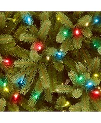 National Tree 7 .5' "Feel Real" Jersey Fraser Fir Hinged Tree with 1250 Multi Lights