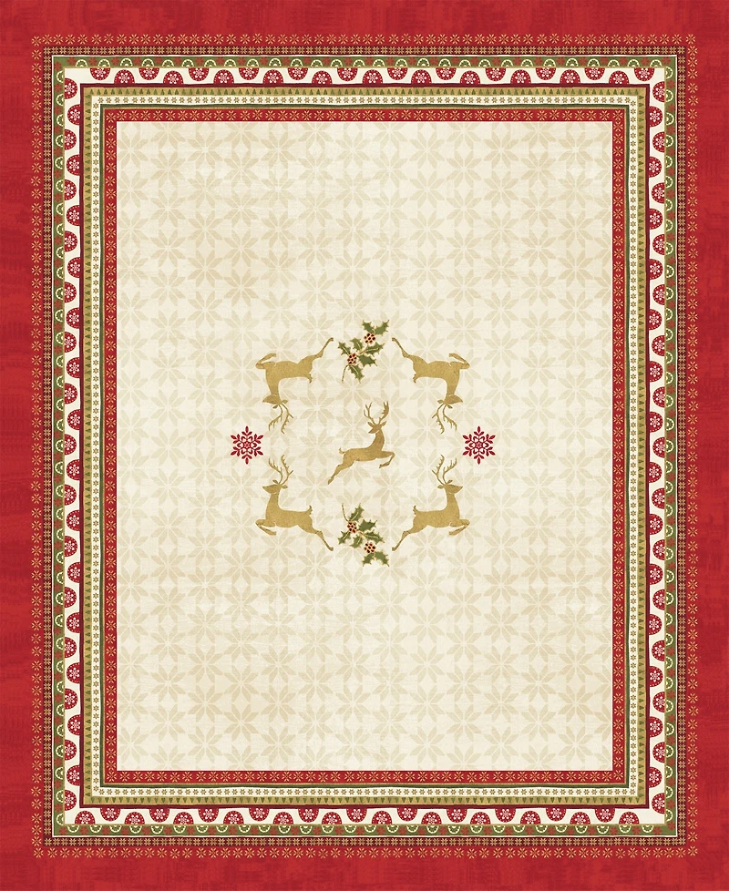 Laural Home Simply Christmas Tablecloth 70 x 84