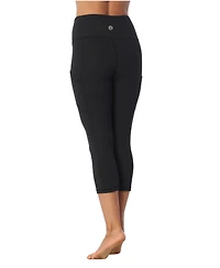 American Fitness Couture High Waist 3/4 Length Pocket Compression Leggings