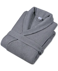 Hotel Collection Cotton Waffle Textured Bath Robe, Exclusively at Macy's