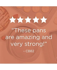 Farberware Nonstick Bakeware Perforated Pizza Pan and Baking Sheet Set, 2-Piece, Light Gray
