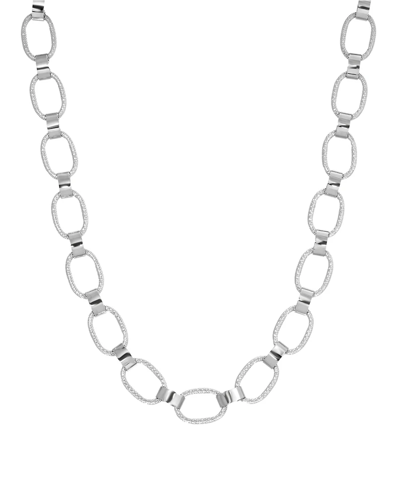 2028 Women's Silver Tone Link Necklace