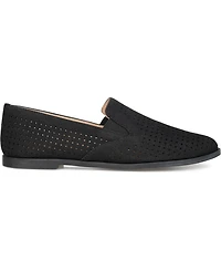 Journee Collection Women's Lucie Perforated Slip On Loafers