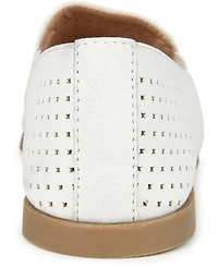 Journee Collection Women's Lucie Perforated Slip On Loafers