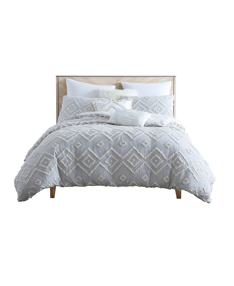 Swift Home Astonishing Rukai Clip Jacquard Gauze 5 Piece Comforter Set