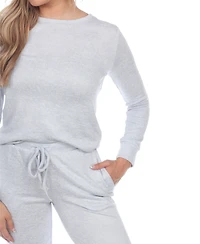 White Mark Women's 2pc Loungewear Set
