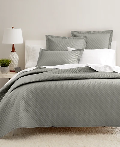 Charter Club Quilted Cotton 3-Pc. Coverlet Set, King