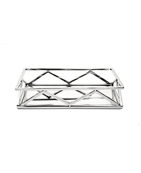 Oblong Mirror Tray - Silver