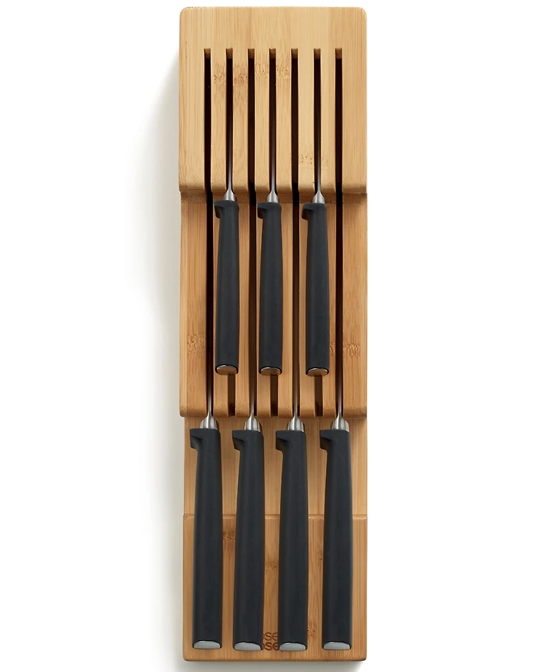 Joseph Joseph DrawerStore Bamboo 2-Tier Knife Organizer