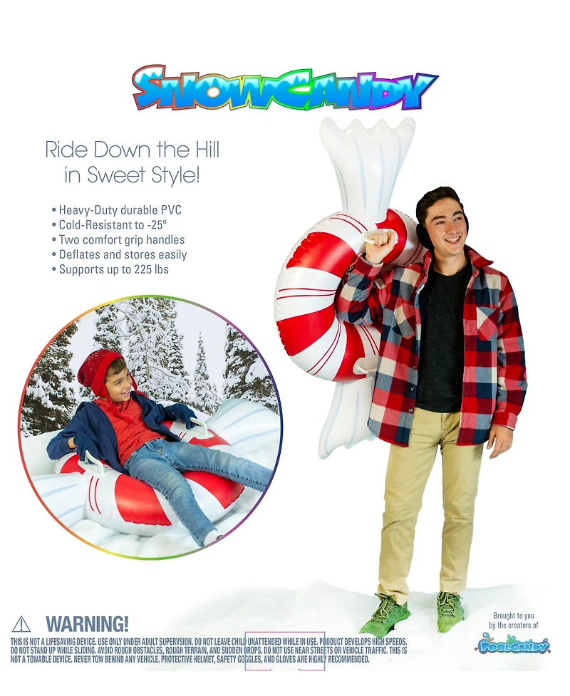 PoolCandy's SnowCandy Peppermint Snow Tube