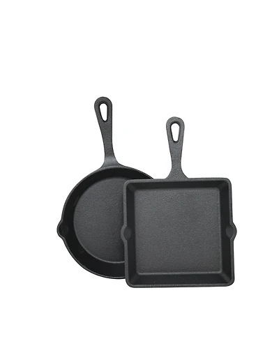 Sedona Kitchen Cast Iron 2-Pc. Mini Skillet & Griddle Set