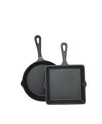 Sedona Kitchen Cast Iron 2-Pc. Mini Skillet & Griddle Set