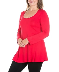 Women's Plus Poised Swing Tunic Top