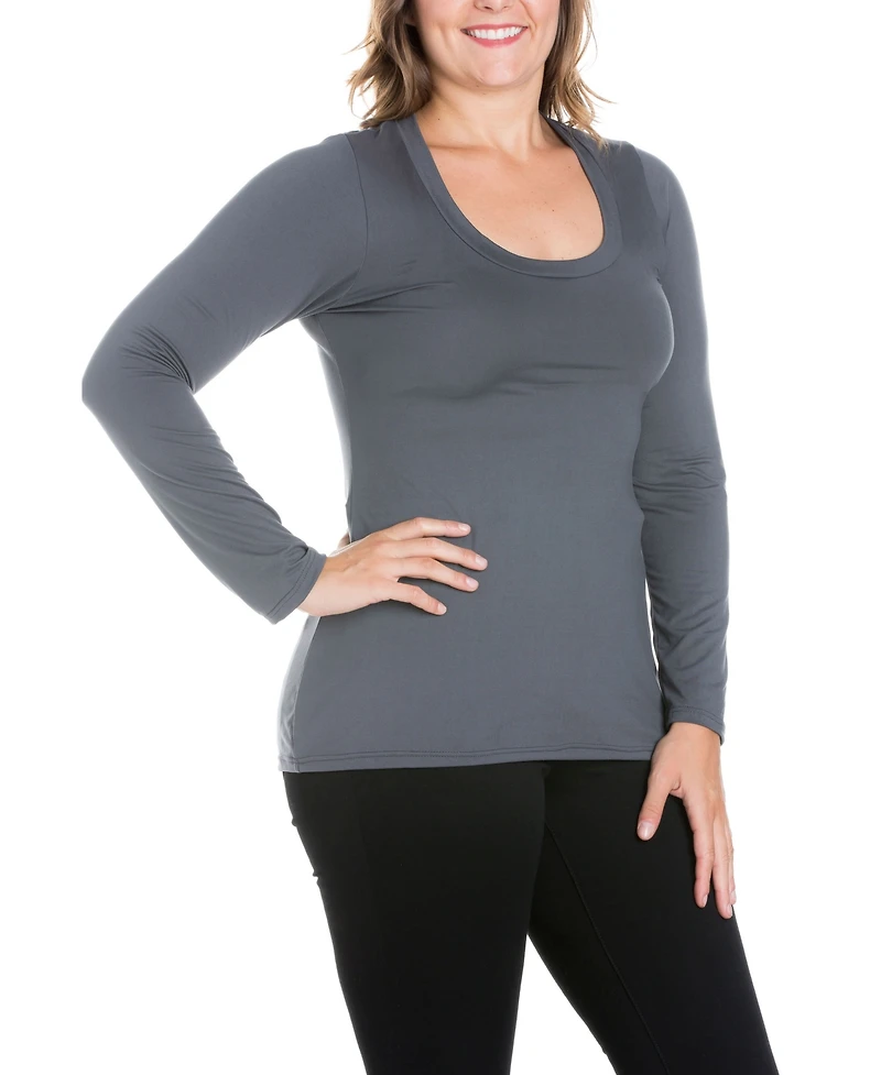 Women's Plus Long Sleeves T-Shirt