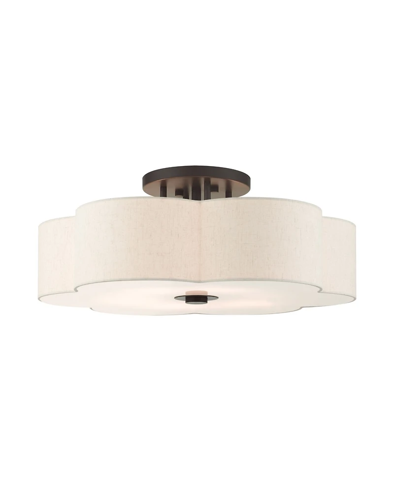 Solstice 6 Lights Semi Flush
