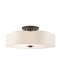 Solstice 6 Lights Semi Flush