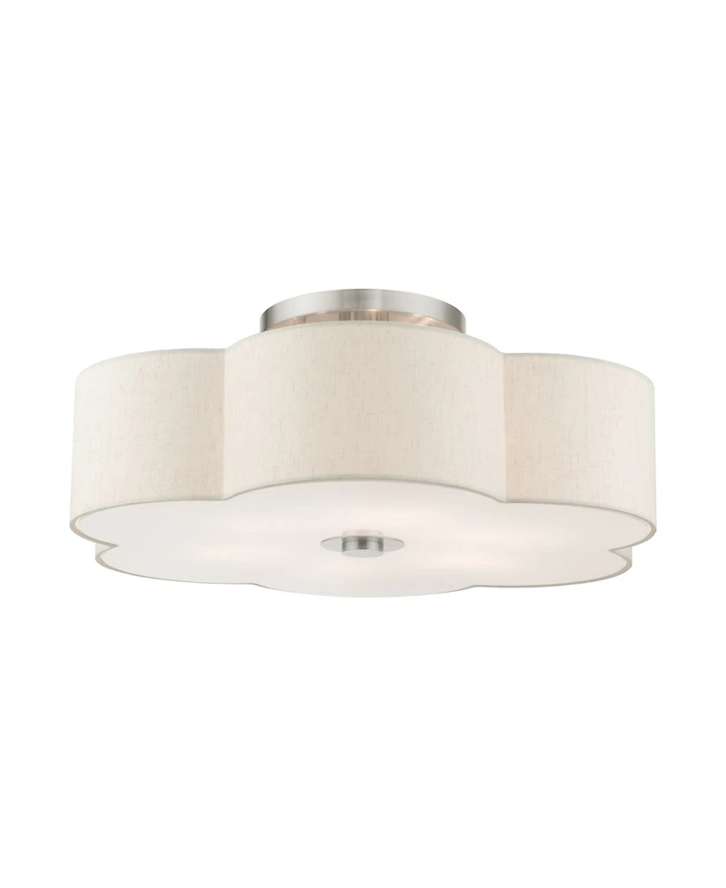 Solstice 6 Lights Semi Flush