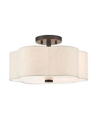 Solstice 3 Lights Semi Flush