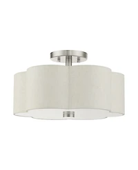 Solstice 3 Lights Semi Flush