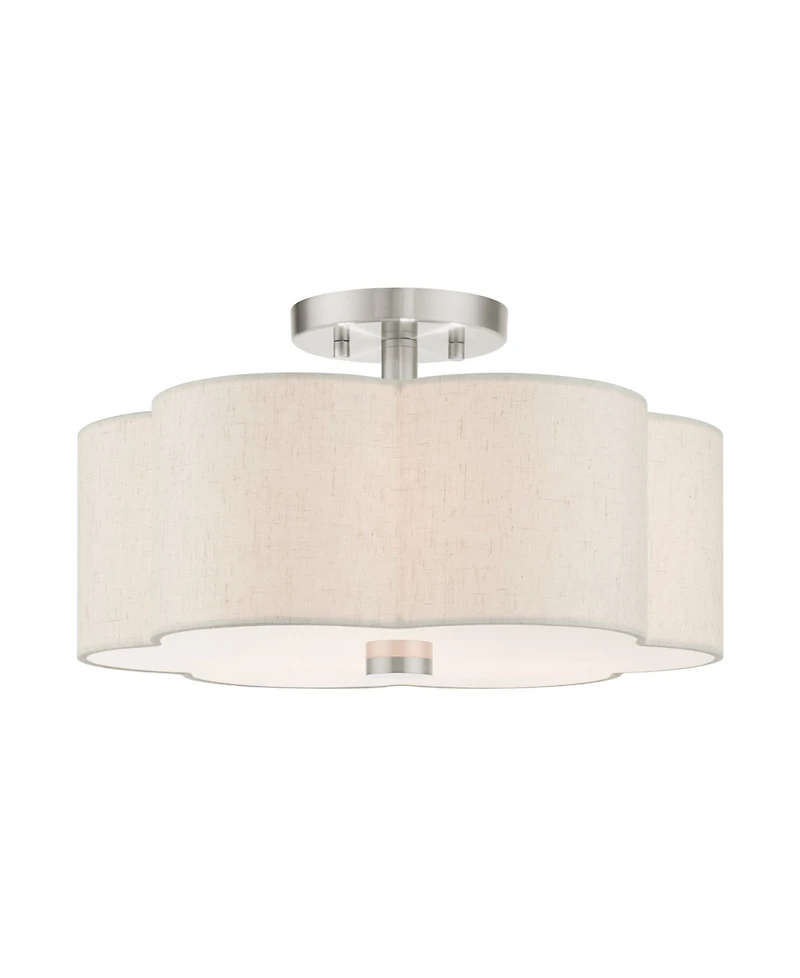 Solstice 3 Lights Semi Flush