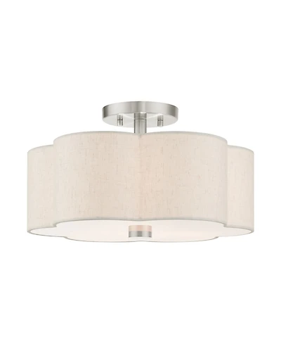 Solstice 3 Lights Semi Flush