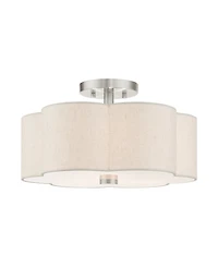 Solstice 3 Lights Semi Flush